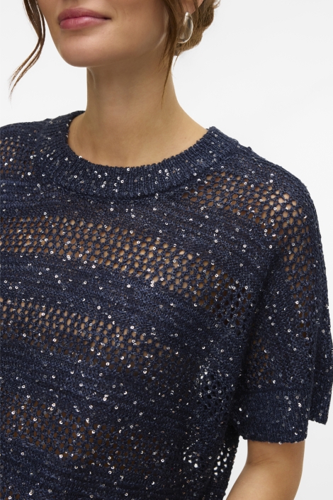 Vero Moda vmleilani stripe ss o-neck pullover